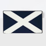 "Nautical flag placecard holder, navy, set of four" - Place Card Holders in blue by Joanna Buchanan