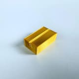 "Gold Color Rectangle Place Card Holder, Set of 25" - Place Card Holders in gold by Corduroy Effect