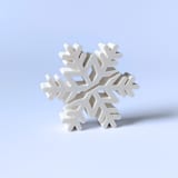 "Snowflake Place Card Holders, Set of 4" - Place Card Holders in white by Corduroy Effect