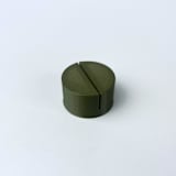 "Army Green Circle Place Card Holder, Set of 25" - Place Card Holders in green by Corduroy Effect
