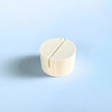"White Circle Table Number Holder, Set of 5" - Place Card Holders in white by Corduroy Effect