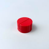 "Red Circle Place Card Holder, Set of 25" - Place Card Holders in red by Corduroy Effect