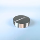 "Silver Color Round Table Number Holder, Set of 5" - Place Card Holders in silver by Corduroy Effect