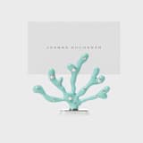 "Coral placecard holders, turquoise, set of two" - Place Card Holders in blue by Joanna Buchanan