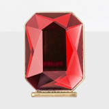 "Single gem placecard holder, bright red, set of two" - Place Card Holders in red by Joanna Buchanan