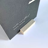 "Marble Pattern Rectangle Table Number Holder, Set of 5" - Place Card Holders in multicolor by Corduroy Effect