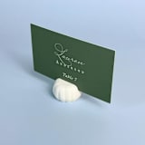 "White Pumpkin Place Card Holder, Set of 25" - Place Card Holders in white by Corduroy Effect