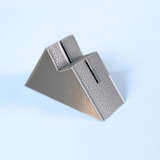 "Silver Color Mountain Table Number Holder, Set of 5" - Place Card Holders in silver by Corduroy Effect
