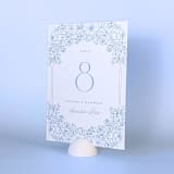 "White Dome Table Number Holders, Set of 5" - Place Card Holders in white by Corduroy Effect