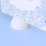 "White Dome Table Number Holders, Set of 5" - Place Card Holders in white by Corduroy Effect