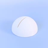 "White Dome Table Number Holders, Set of 5" - Place Card Holders in white by Corduroy Effect