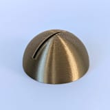 "Brass Color Dome Table Number Holders, Set of 5" - Place Card Holders in brass by Corduroy Effect