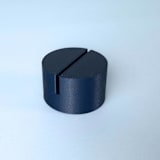 "Navy Blue Circle Table Number Holder, Set of 5" - Place Card Holders in blue by Corduroy Effect
