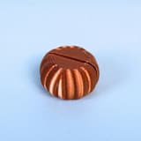 "Copper Color Pumpkin Table Number Holder, Set of 5" - Place Card Holders in copper by Corduroy Effect