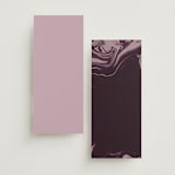 "marbled agate" - Wedding Programs in Cabernet by Kimberley Henze - Back of Card Options