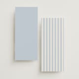 "Stripes" - Wedding Programs in Wave by Kelly Watkins - Back of Card Options