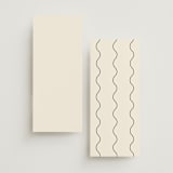 "Floral Emblem" - Wedding Programs in Cream by Baumbirdy - Back of Card Options
