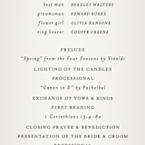 "Big City - Philadelphia" - Wedding Programs in Light Taupe by Hooray Creative - Detail