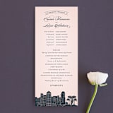 "Big City - San Diego" - Wedding Programs in Blush by Hooray Creative - Front