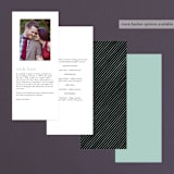 "Big City - Washington DC" - Wedding Programs in Mint Green by Hooray Creative - Back of Card Options