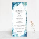 "Gallery Abstract Art" - Wedding Programs in Ocean by Alethea and Ruth - Front