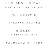 "Johannis" - Wedding Programs in Ink by Jack Knoebber - Detail