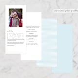 "Set Sail" - Wedding Programs in Mediterranean by Sarah Brown - Back of Card Options