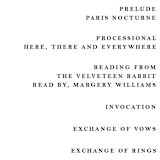 "Sophistotype" - Wedding Programs in Sea Salt by Snow and Ivy - Detail