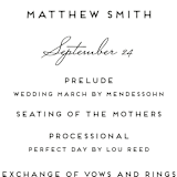 "Watercolor Delight" - Wedding Programs in Aqua by Petra Kern - Detail