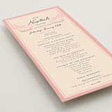 "Velvet Cherry" - Wedding Programs in Cherry by Sarah Rosenthal - Detail