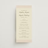 "hayden" - Wedding Programs in Blush by Ellen Schlegelmilch - Front