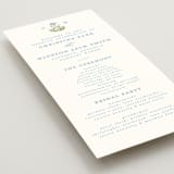 "Patterned florals" - Wedding Programs in Powder by Creo Study - Detail