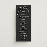 "Inkwoven" - Wedding Programs in Tuxedo by Jelena Vuletic - Front