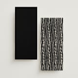 "Inkwoven" - Wedding Programs in Tuxedo by Jelena Vuletic - Back of Card Options