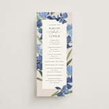 "Irises" - Wedding Programs in Natural by Everett Paper Goods - Front