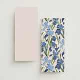 "Irises" - Wedding Programs in Natural by Everett Paper Goods - Back of Card Options