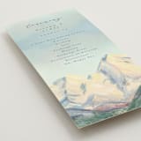 "The Valley" - Wedding Programs in Summer by Petra Kern - Detail