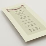 "Chinoiserie" - Wedding Programs in Nouvelle by Sumak Studio - Detail