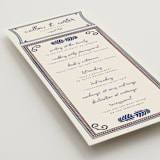 "Vase" - Wedding Programs in Neptune by Kelly Watkins - Detail