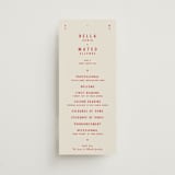 "Coyota" - Wedding Programs in Sierra by Ani Somi - Front