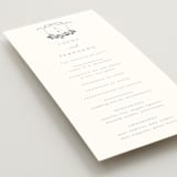 "Be With You" - Wedding Programs in French by Design Lotus - Detail