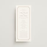 "Avery" - Wedding Programs in Dusty Pink by Jennifer Postorino - Front