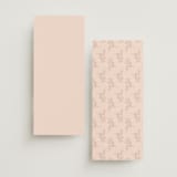 "Avery" - Wedding Programs in Dusty Pink by Jennifer Postorino - Back of Card Options