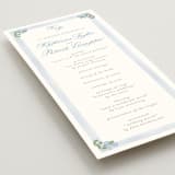 "Pillowy border" - Wedding Programs in Ocean by Creo Study - Detail