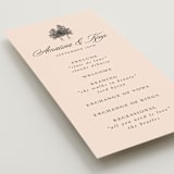 "Arboretum" - Wedding Programs in Almond by Morgan Kendall - Detail