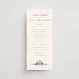 "Rustic Barn" - Wedding Programs in Fawn by AK Graphics - Front