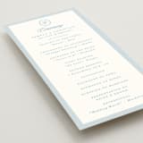 "Scripted" - Wedding Programs in Capri by Creo Study - Detail
