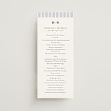"melihrolo" - Wedding Programs in Powder Blue by chocomocacino - Front