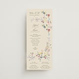 "whimsey floral" - Wedding Programs in English Garden by Phrosné Barwood - Front