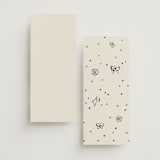 "simple monogram" - Wedding Programs in Lace by Cass Loh - Back of Card Options